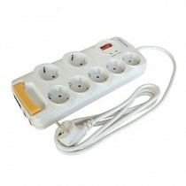 Tunçmatik TSK0984 Surge Protection Plug 714 Joule - Rohs 7'li Akım Koruyucu Priz (1,5M Kablo ) Beyaz