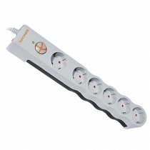 Tunçmatik TSK5095 Powersurge Protection Plug 350 joule 6'lı Akım Koruyucu Priz (1,5M Kablo) Beyaz