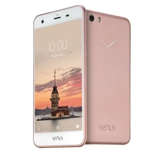 Vestel Venus V3 5570 32GB Pembe Altın Cep Telefonu