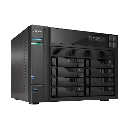 Asustor AS-6208T 8 Disk Yuvalı 4GB Ram Tower Nas Depolama Ünitesi