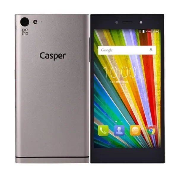 Casper Via V9 16GB Gri Cep Telefonu - Distribütör Garantili