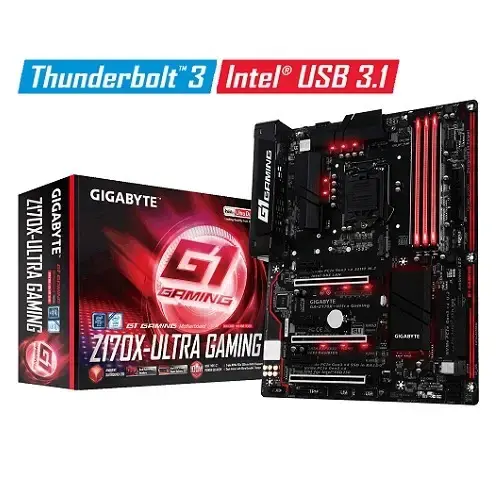 Gigabyte GA-Z170X-Ultra Gaming Intel Z170 Express Soket LGA1151 DDR4 3866MHz(O.C.) Sata 3 M.2 USB 3.1 ATX Gaming (Oyuncu) Anakart