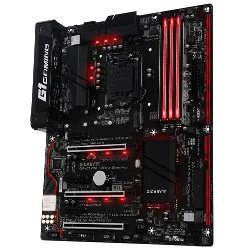 Gigabyte GA-Z170X-Ultra Gaming Intel Z170 Express Soket LGA1151 DDR4 3866MHz(O.C.) Sata 3 M.2 USB 3.1 ATX Gaming (Oyuncu) Anakart