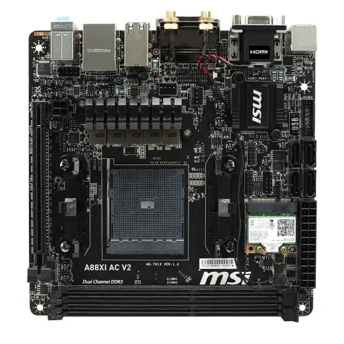 MSI A88XI AC V2 Amd A88X 2133MHz DDR3 Soket FM2+ Mini-ITX Anakart