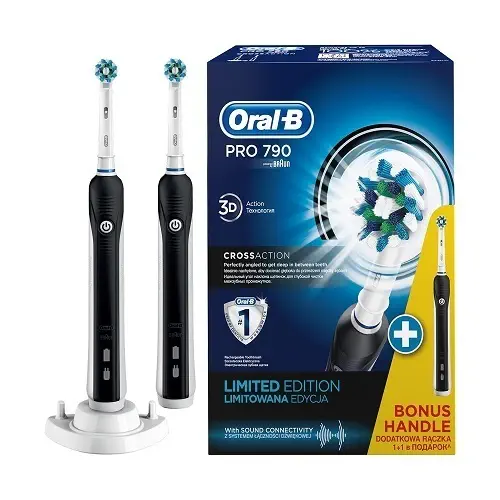 Oral-B Pro 790 Şarj Edilebilir Diş Fırçası 2`li Avantaj Paketi