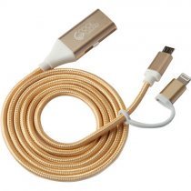 CoolGear Akıllı USB Kablo - Altın