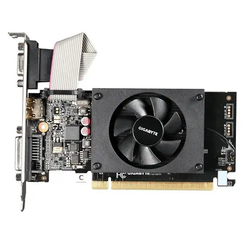 Gigabyte Nvidia GeForce GT 710 2GB 64Bit (DX12) PCI-E 2.0 Ekran Kartı GV-N710D3-2GL