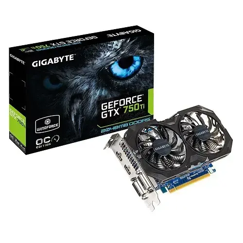 Gigabyte Nvidia GeForce GTX 750 Ti OC 2GB 128Bit GDDR5 (DX12) PCI-E 3.0 Ekran Kartı (GV-N75TOC2-2GI)