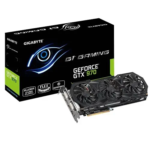 Gigabyte Nvidia GeForce GTX 970 G1 GAMING 4GB 256Bit GDDR5 (DX12) PCI-E 3.0 Ekran Kartı (GV-N970G1 GAMING 4GD)