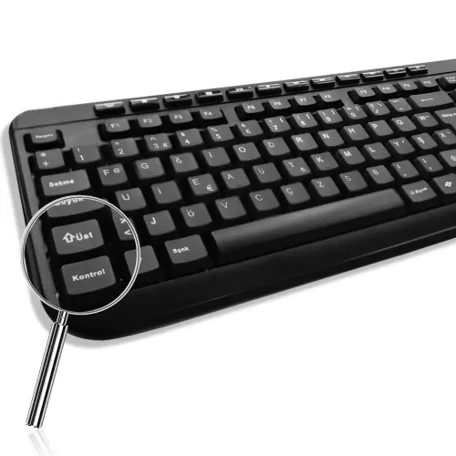 Inca IK-274FU F/USB Türkçe Karakter Multimedya Silinmez Tuş Klavye ″SOFT TOUCH″