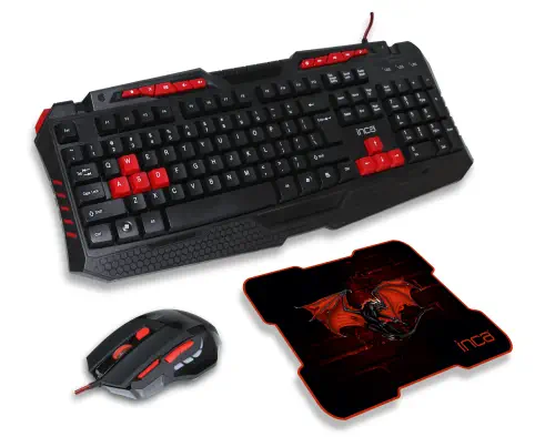 Inca IKG-330 Gamıng Combo Set (Gaming Klavye+ Mouse+ Mouse pad )
