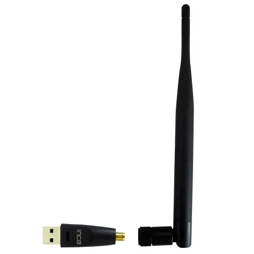 Inca IUWA-150X 150 Mbps 11N Harici 5dbi Anten Wireless Adaptör 1Km. Menzilli