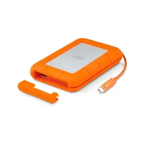 LaCie Rugged 2TB Thunderbolt & USB 3.0 2.5″ Şoka,Toza ve Suya karşı korumalı Taşınabilir Disk STEV2000400