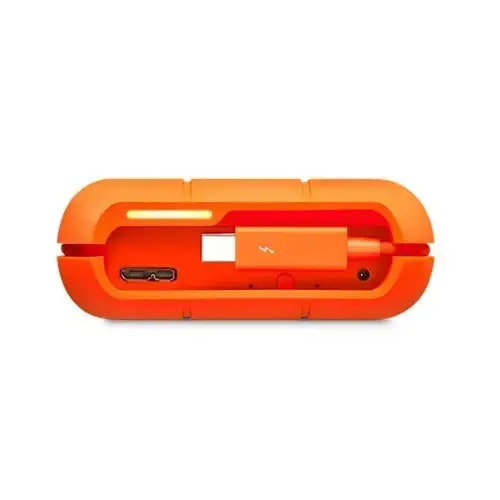 LaCie Rugged 4TB Raid 0,1 Thunderbolt & USB 3.0 2.5″ Şoka,Toza ve suya karşı korumalı Taşınabilir Disk STFA4000400