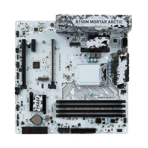 MSI B150M MORTAR ARTRIC Intel B150 Soket LGA1151 DDR4 2133MHz Sata 3 M.2 USB 3.1 mATX Anakart