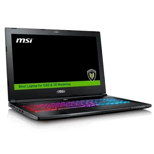MSI WS72 6QJ-046TR Intel Xeon E3-1505M 2.80GHz/3.70GHz 32GB 4GB Quadro M2000M SuperR4 512GB (2X256) SSD+1TB 17.3″ 4K ULTRA HD W10 Pro Notebook