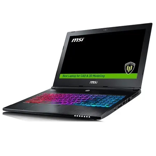 MSI WS72 6QJ-046TR Intel Xeon E3-1505M 2.80GHz/3.70GHz 32GB 4GB Quadro M2000M SuperR4 512GB (2X256) SSD+1TB 17.3″ 4K ULTRA HD W10 Pro Notebook