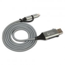 CoolGear Akıllı USB Kablo - Gri