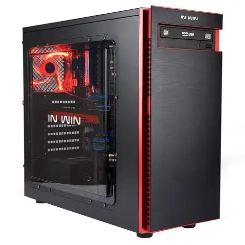 IN-WIN 703 ATX Midi Tower Siyah/Kırmızı Kasa