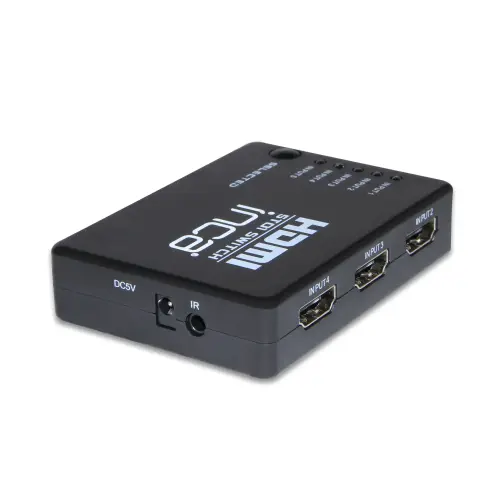 Inca IHSK-05  5 Giriş  1Çıkış Uzaktan  Kumandalı HDMI Switch