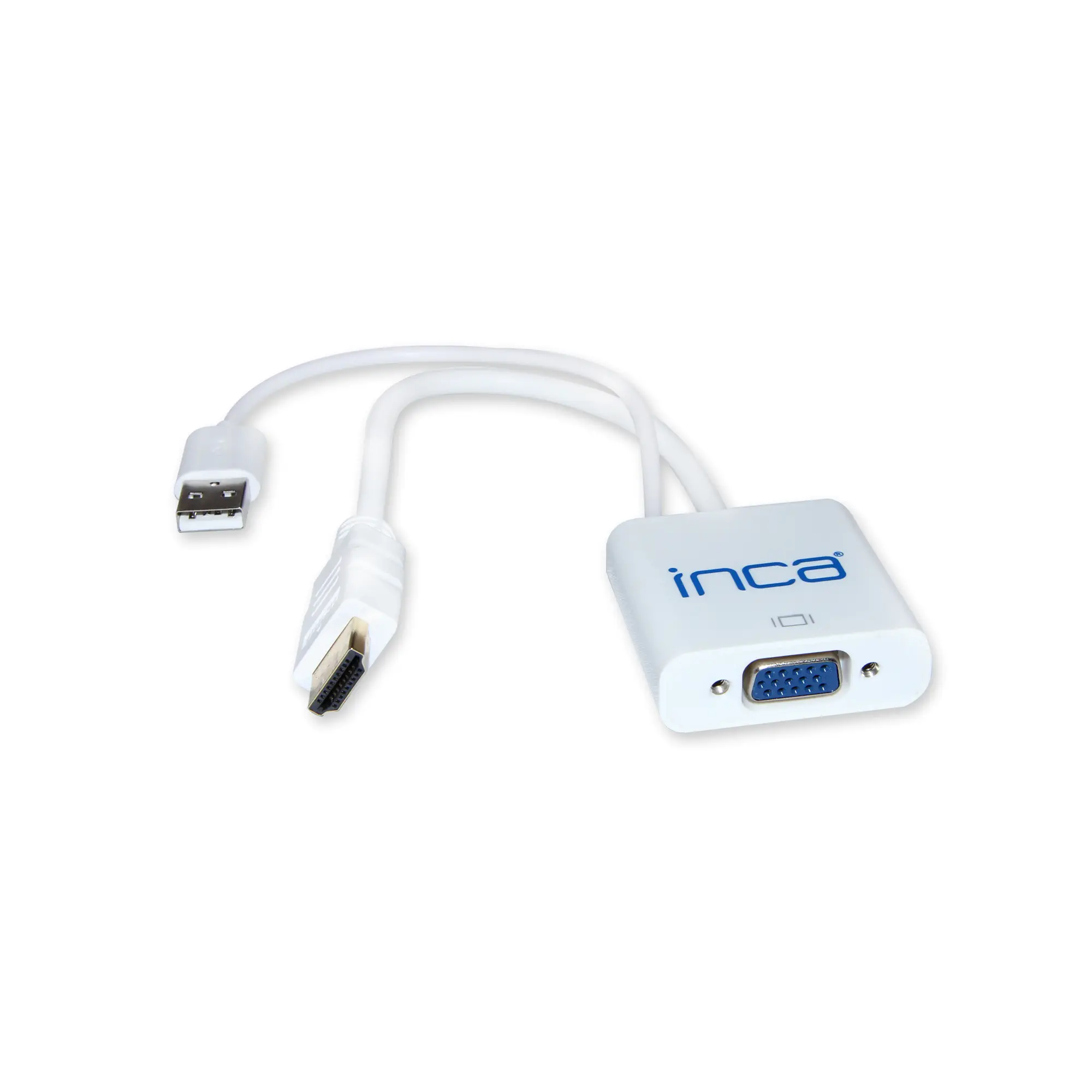 Inca IVTH-01 VGA to HDMI Çevirici Usb+Ses Kablosu