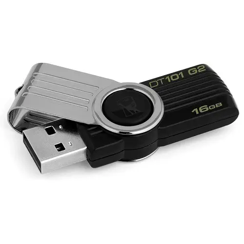 Kingston DataTraveler 16GB USB 2.0 Siyah USB Bellek DT101G2/16G