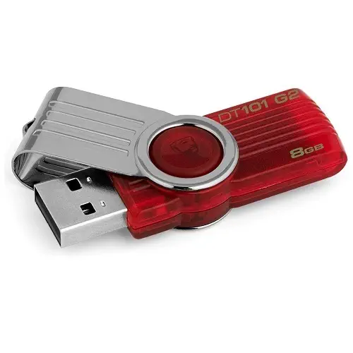 Kingston DataTraveler 8GB USB 2.0 Kırmızı USB Bellek DT101G2/8G