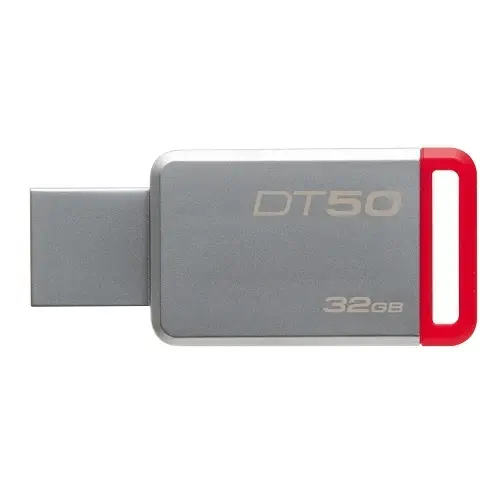 Kingston DT50/32GB DataTraveler 50 32GB Kırmızı USB 3.1 Flash Bellek