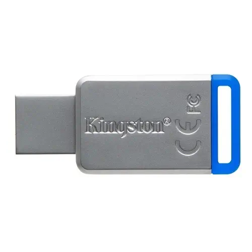 Kingston DataTraveler 50 64GB USB 3.1 Mavi USB Bellek DT50/64GB