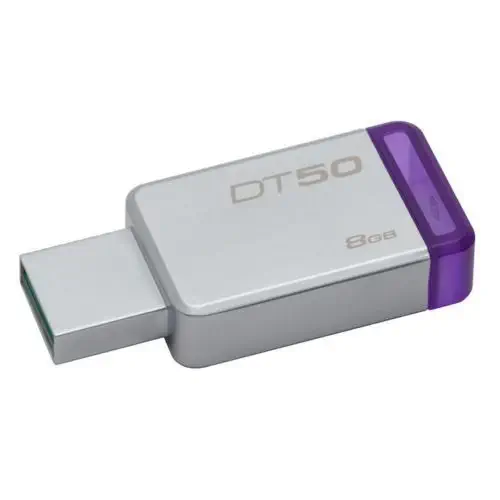 Kingston DataTraveler50 8GB USB 3.1 Mor USB Bellek DT50/8GB
