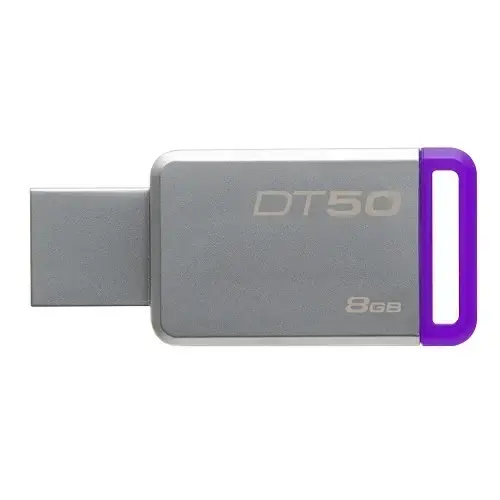 Kingston DataTraveler50 8GB USB 3.1 Mor USB Bellek DT50/8GB