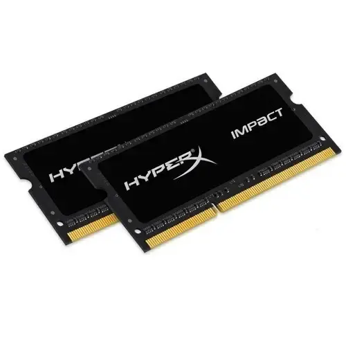 Kingston HyperX Impact Black 16 GB(2x8) DDR3L 1600MHz SODIMM Notebook Ram HX316LS9IBK2/16 