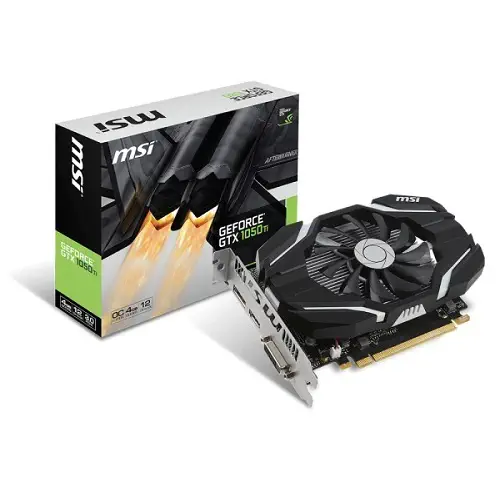 Msi GTX 1050 Ti OC 4GB GDDR5 128Bit DVI/HDMI/DP Ekran Kartı
