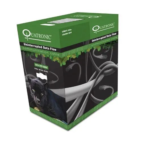 Quatronic Cat5e 305M 25AWG (0,45mm) UTP Ağ Kablosu