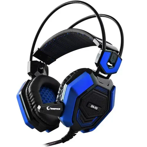 Snopy Rampage SN-R5 Siyah/Mavi Mikrofonlu Gaming (Oyuncu) Kulaklık