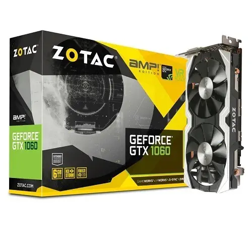 Zotac ZT-P10600B-10M GeForce GTX 1060 AMP Edition 6GB GDDR5 192Bit DX12 Gaming Ekran Kartı