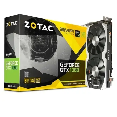 Zotac ZT-P10600B-10M GeForce GTX 1060 AMP Edition 6GB GDDR5 192Bit DX12 Gaming Ekran Kartı