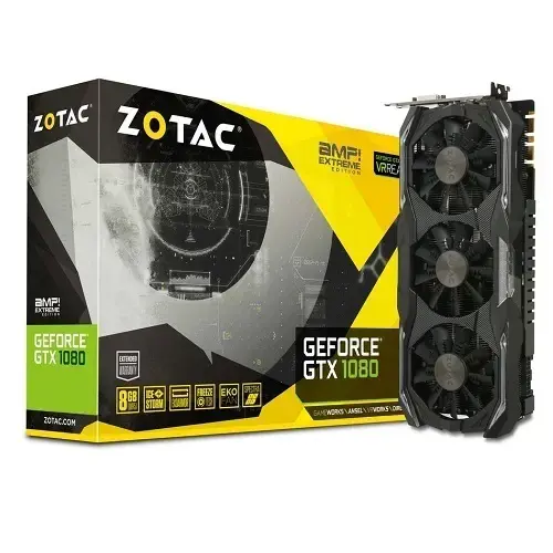 Zotac GTX 1080 AMP Extreme 8GB GDDR5X 256Bit ZT-P10800B-10P Gaming (Oyuncu) Ekran Kartı