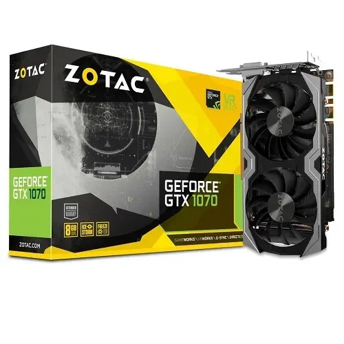 Zotac GeForce GTX 1070 Mini 8GB GDDR5 256Bit ZT-P10700G-10M Gaming (Oyuncu) Ekran Kartı