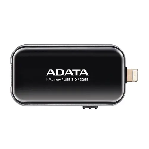 ADATA AUE710-32G-CBK 32GB USB 3.0 Apple Uyumlu Siyah USB Bellek