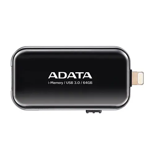ADATA AUE710-64G-CBK 64GB USB 3.0 Apple Uyumlu Siyah USB Bellek