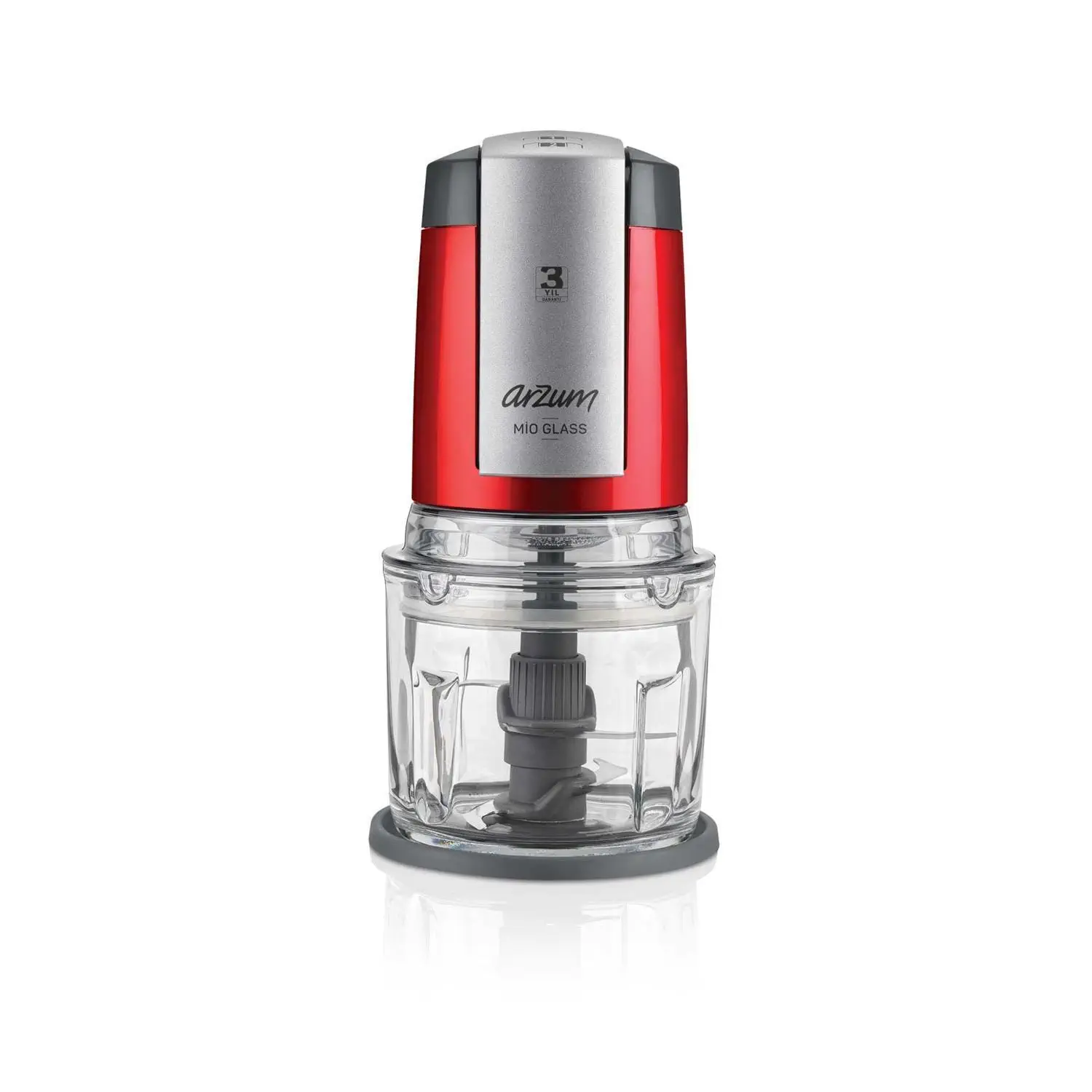 Arzum AR1043 Mio Glass Cam Hazneli Doğrayıcı