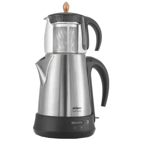 Arzum AR3003 Çaycı Klasik Cam Demlikli Çay Makinesi