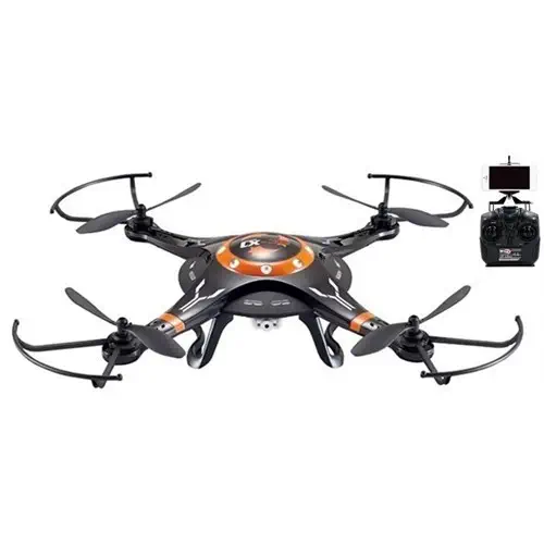 CX-32W Kameralı Otonom Kalkış Yapan Siyah Drone Seti