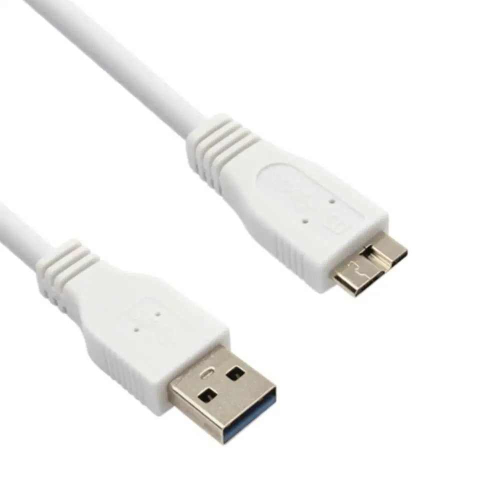 Flaxes Fmu-03B USB 3.0 Hardddisk ve Samsung Note Serisi İçin Beyaz Kablo