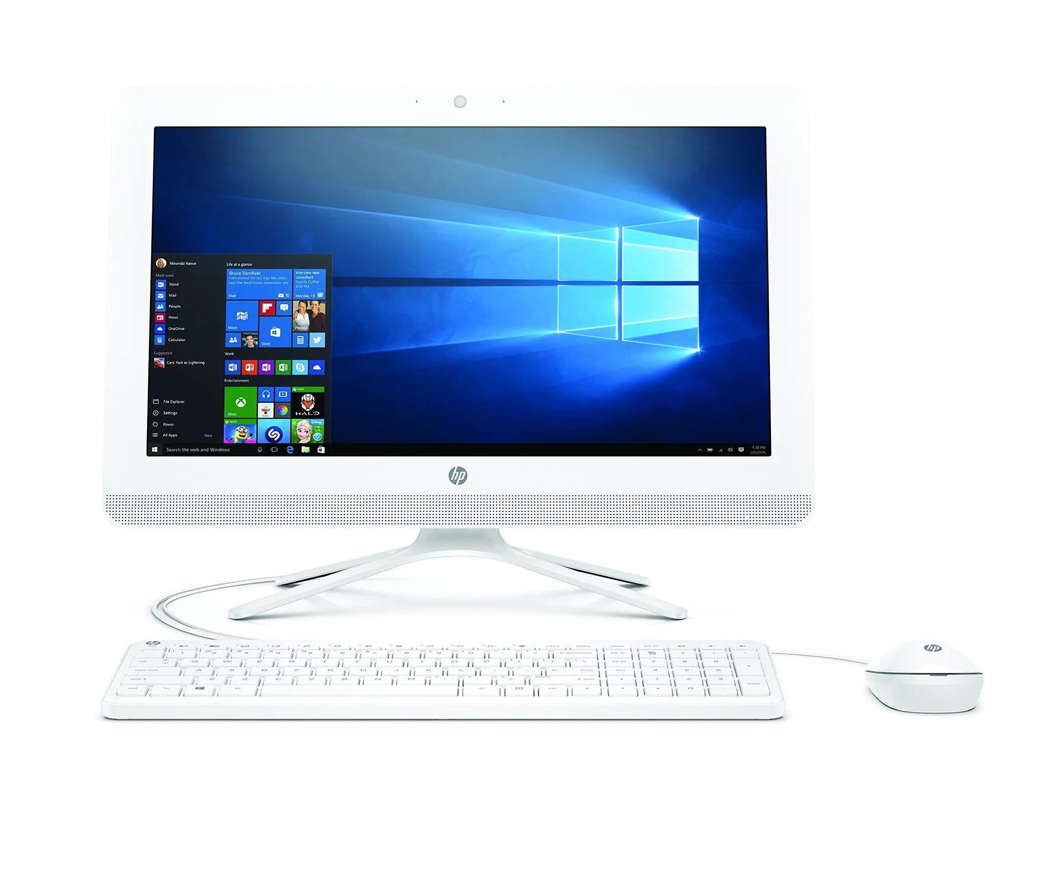 HP 22-B002NT Y0Z32EA AMD A6-7310 APU 2.00GHz 8GB 1TB Amd Radeon R4 21.5″ FHD PS WLED FreeDOS Beyaz All In One PC