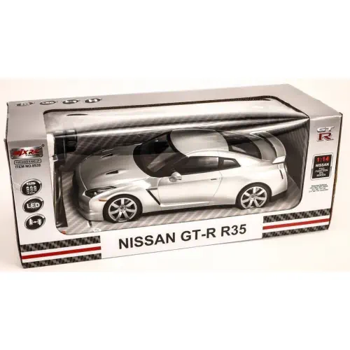 MJX 1:14 Nissan GT-R R35 Silver  Şarjlı Kumandalı Oyuncak Araba