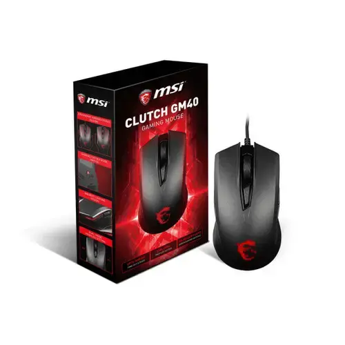 MSI Clutch GM40 5000DPI 9 Tuş Optik Gaming Mouse