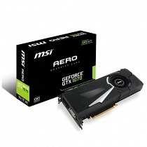 MSI VGA GeForce GTX 1070 AERO 8G OC 8GB OC 256Bit (DX12) PCI-E 3.0 Gaming (Oyuncu) Ekran Kartı