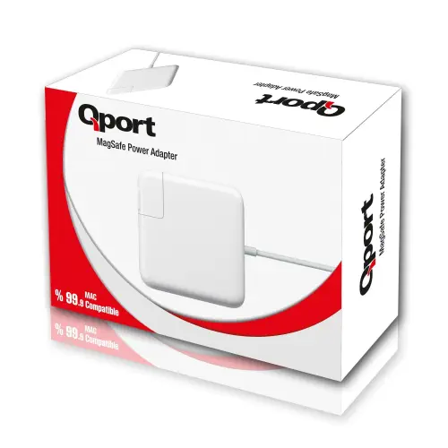 Macbook Adaptörü Q-port Q-Mcs160 16.5V 3.65A 60W Pro Magsafe1